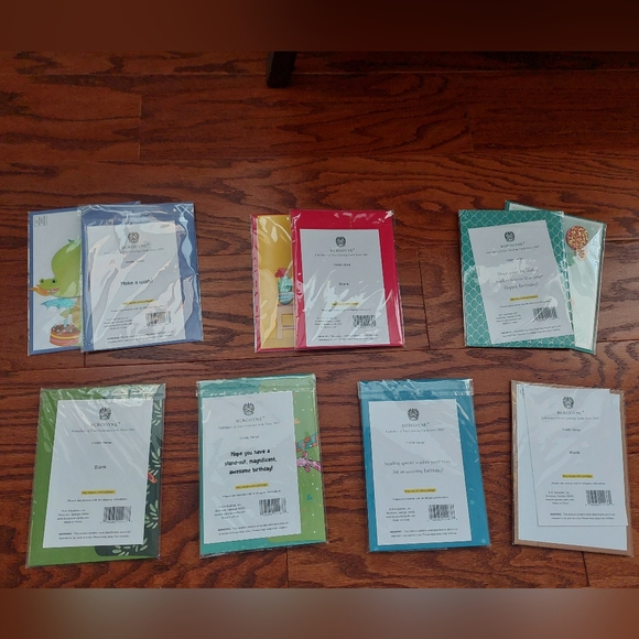 Colorful Greeting Card Set of 10 - Picture 2 of 2